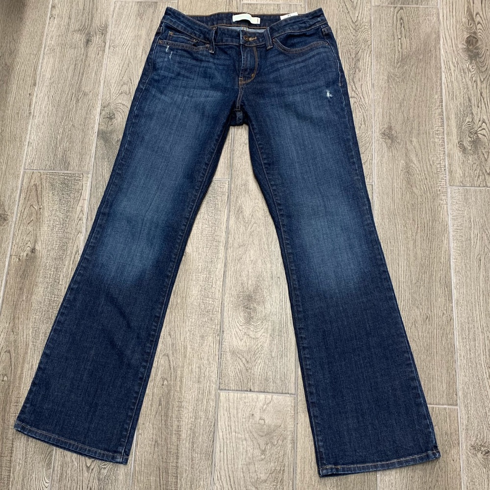 2/$22  Levi Dark Blue Low 545 Bootcut Jeans